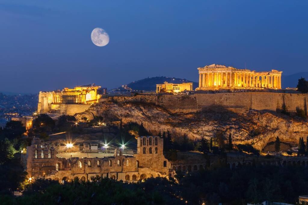 Boho Luxury 2 Bedroom Apartment, Acropolis Museum View Афины Экстерьер фото