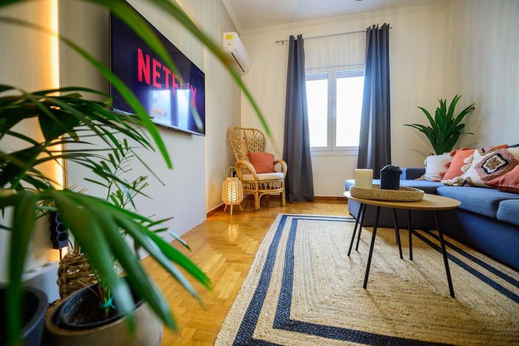 Boho Luxury 2 Bedroom Apartment, Acropolis Museum View Афины Экстерьер фото
